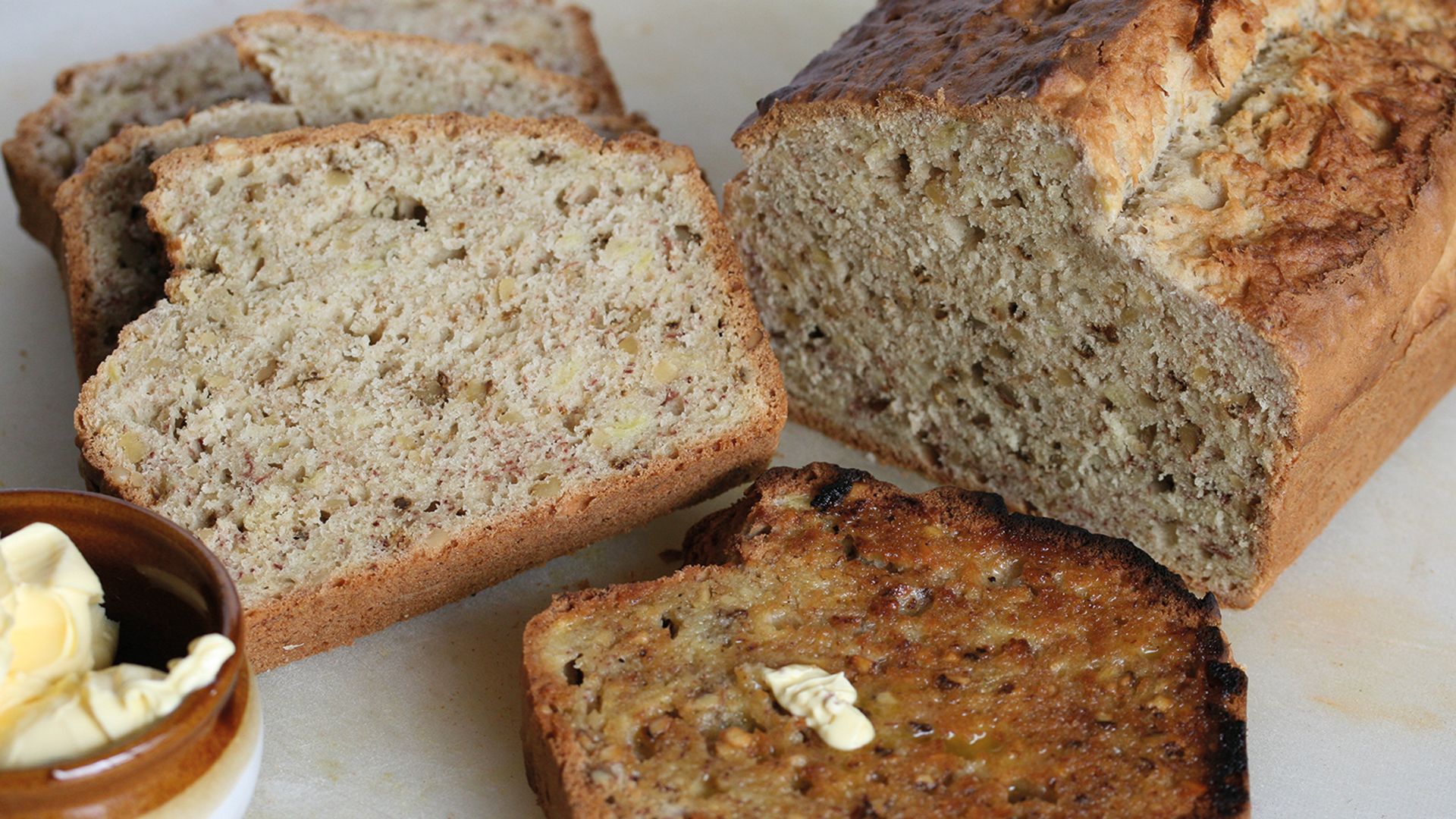 Bake your own banana bread: it’s even better toasted with a slathering of butter