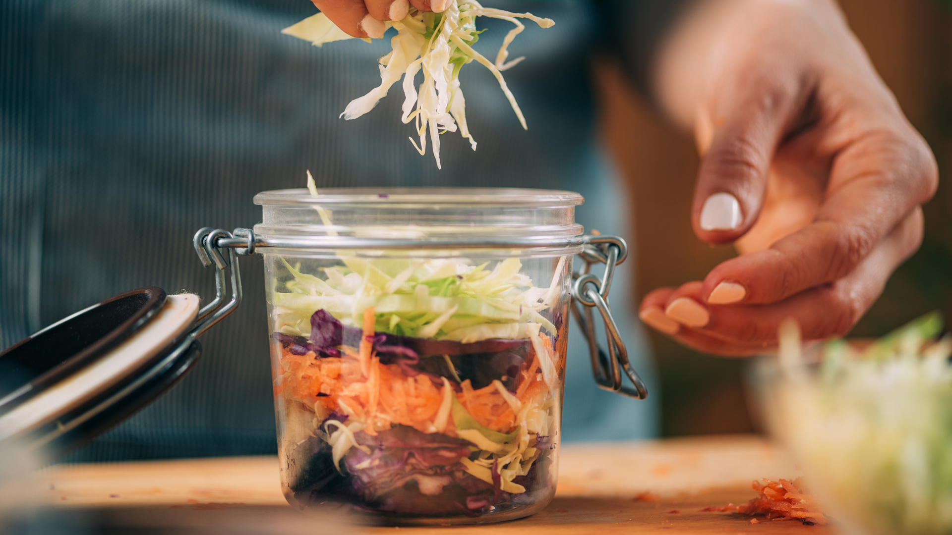 Make your own colourful sauerkraut: a fermented food for gut health