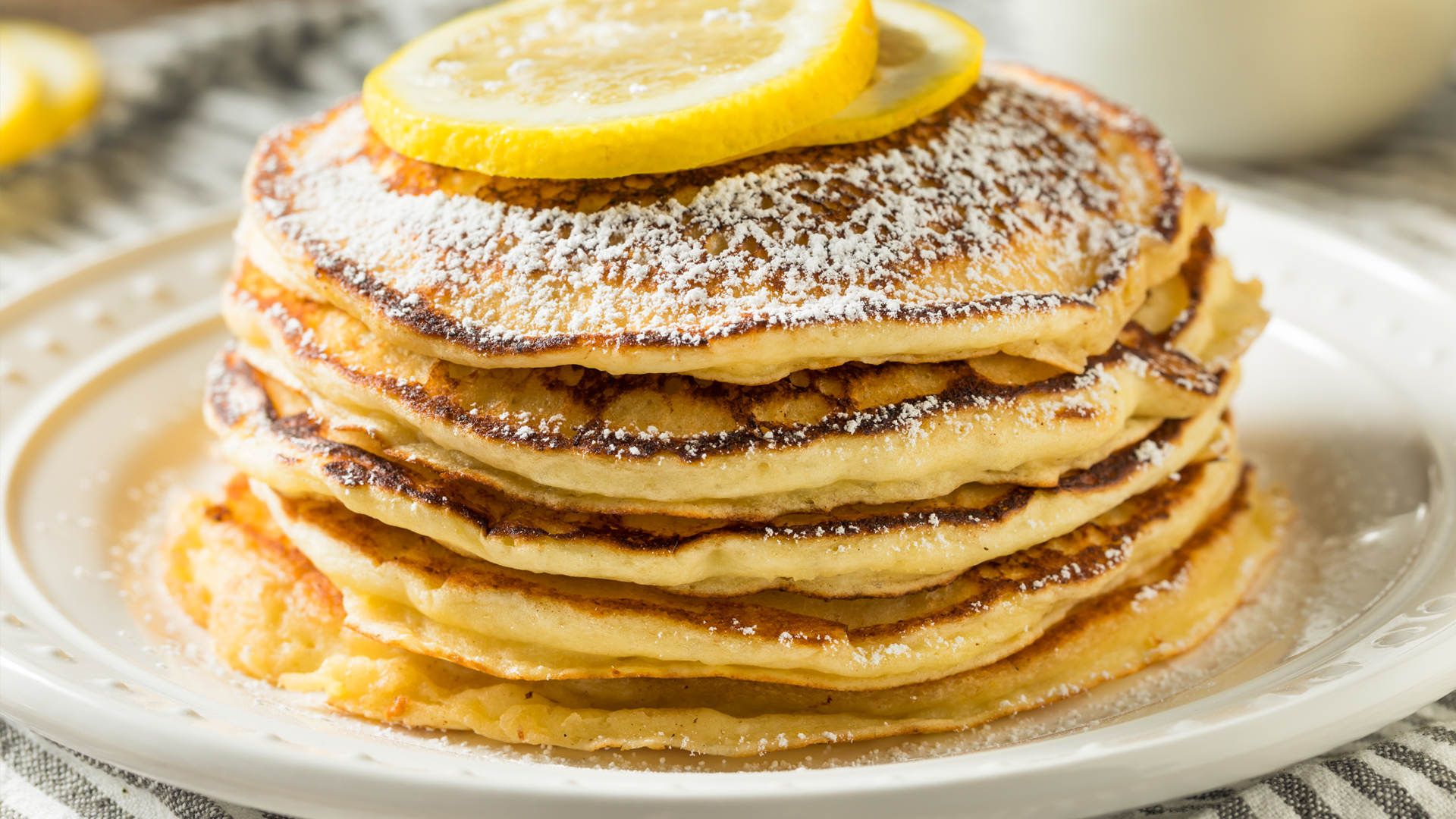 You can still do sweet weekend brunches when you’re gluten-free: make a stack of these fluffy ricotta pancakes