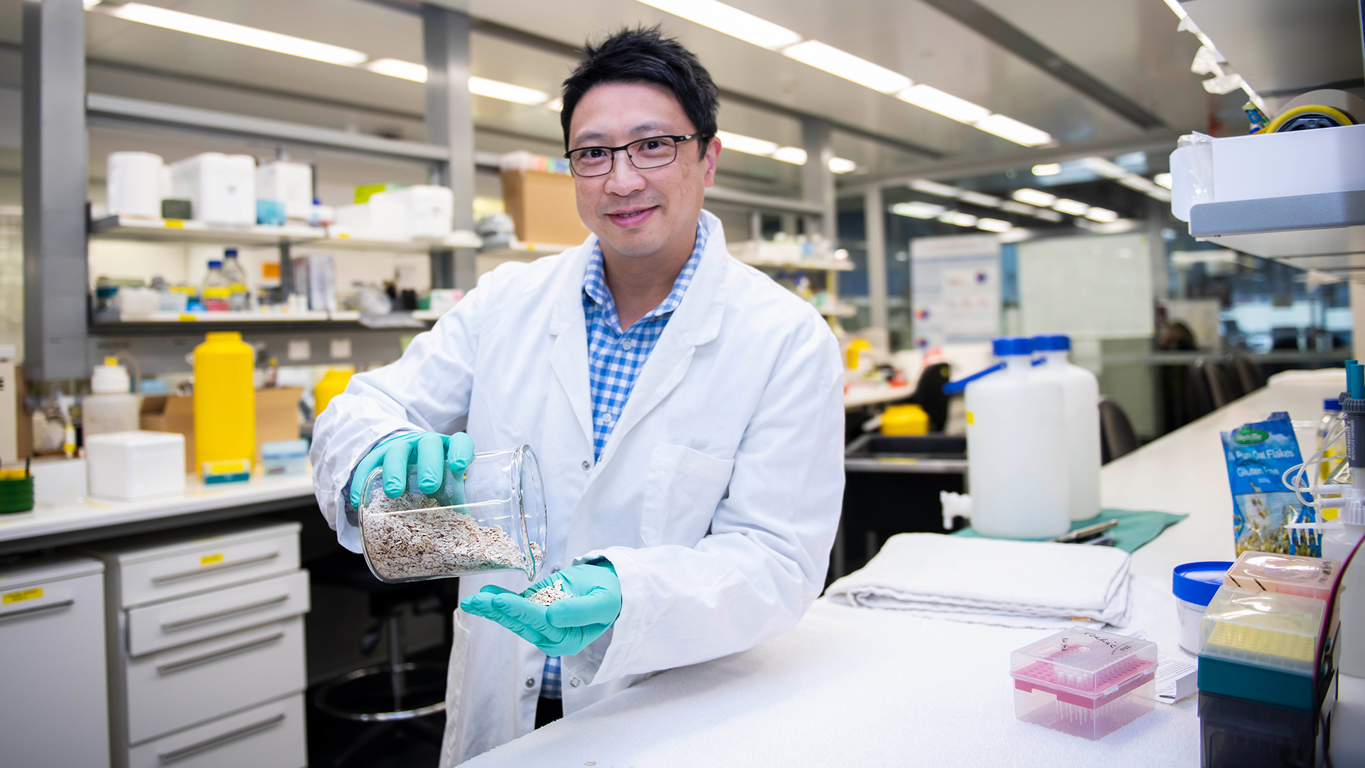 Assoc. Prof Jason Tye-Din is researching the Interleukin-2 (IL-2) testing method for diagnosing coeliac disease and the severity of its symptoms.