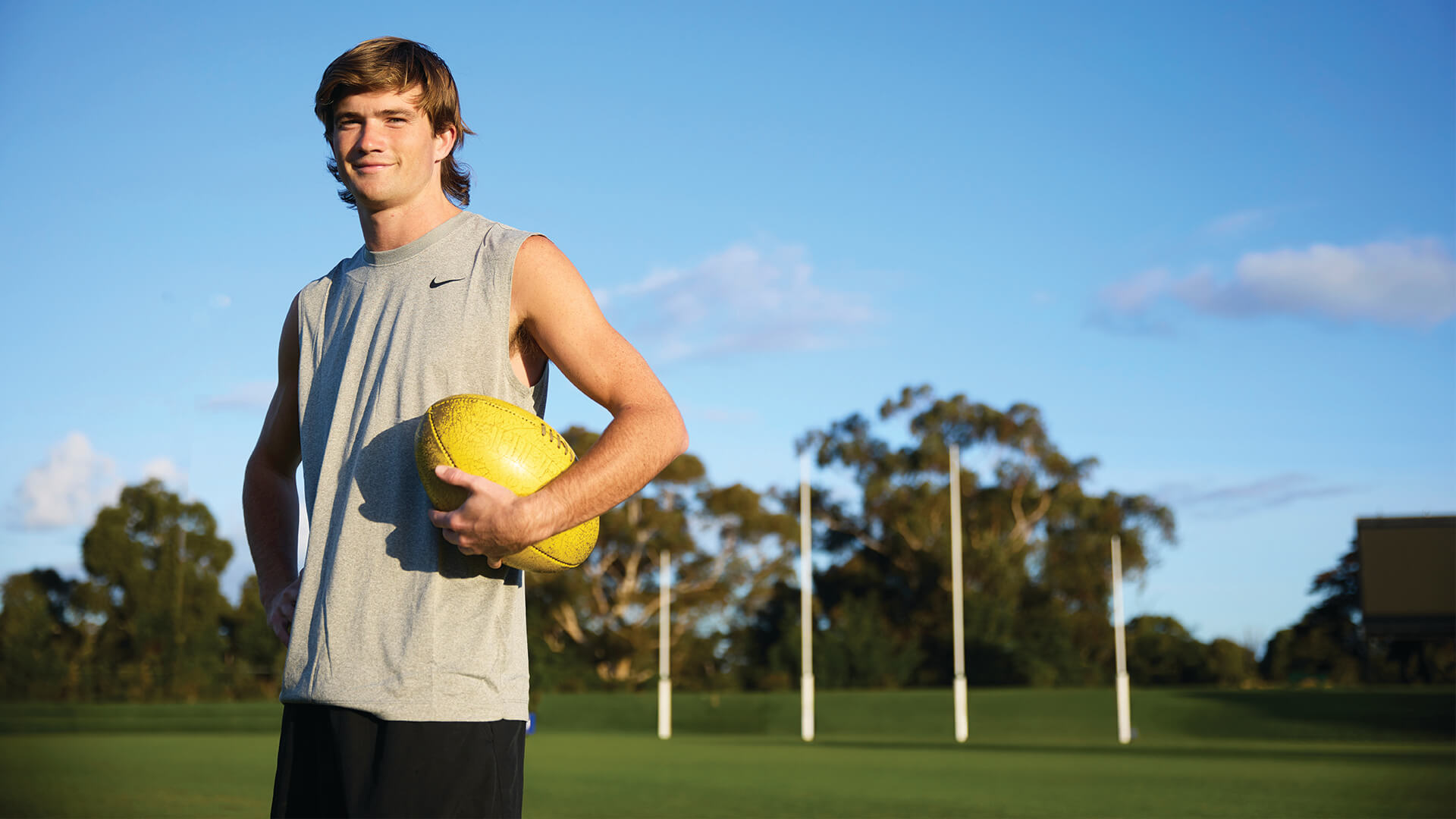 gluten-free-athlete and AFL player Angus Hanrahan
